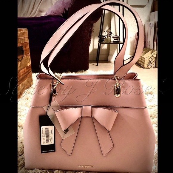 NWT’s Karl Lagerfeld Paris ‘Katie’ Bow Tote Bag - Picture 2 of 8